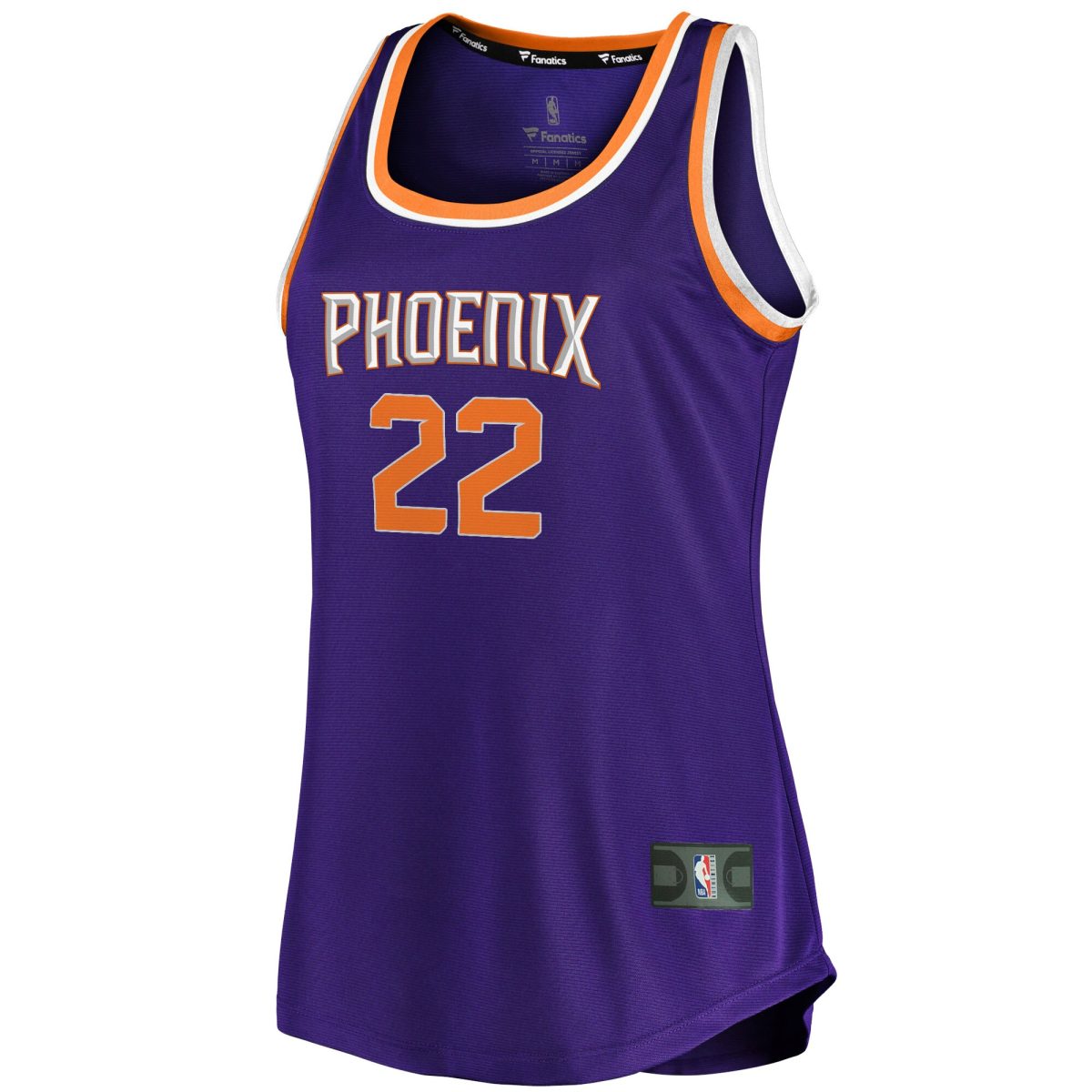 Phoenix Suns womens phoenix suns deandre ayton fanatics purple fast break tank jersey – icon edition Collection | Official Suns Shop