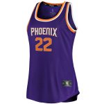 Phoenix Suns womens phoenix suns deandre ayton fanatics purple fast break tank jersey – icon edition Collection | Official Suns Shop