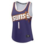 Phoenix Suns womens phoenix suns devin booker fanatics purple fast break player jersey – icon edition Collection | Official Suns Shop
