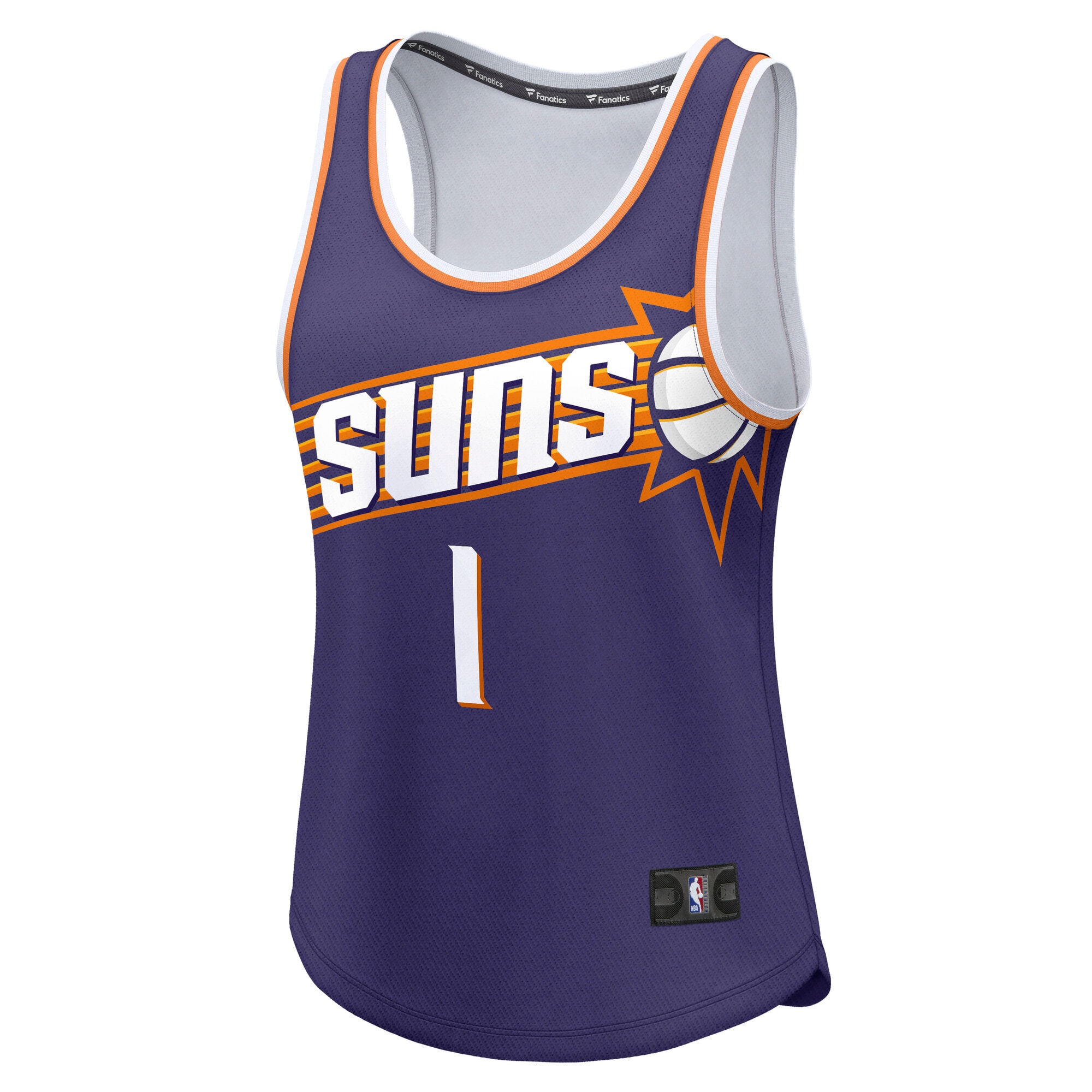 Phoenix Suns womens phoenix suns devin booker fanatics purple fast break player jersey – icon edition Collection | Official Suns Shop