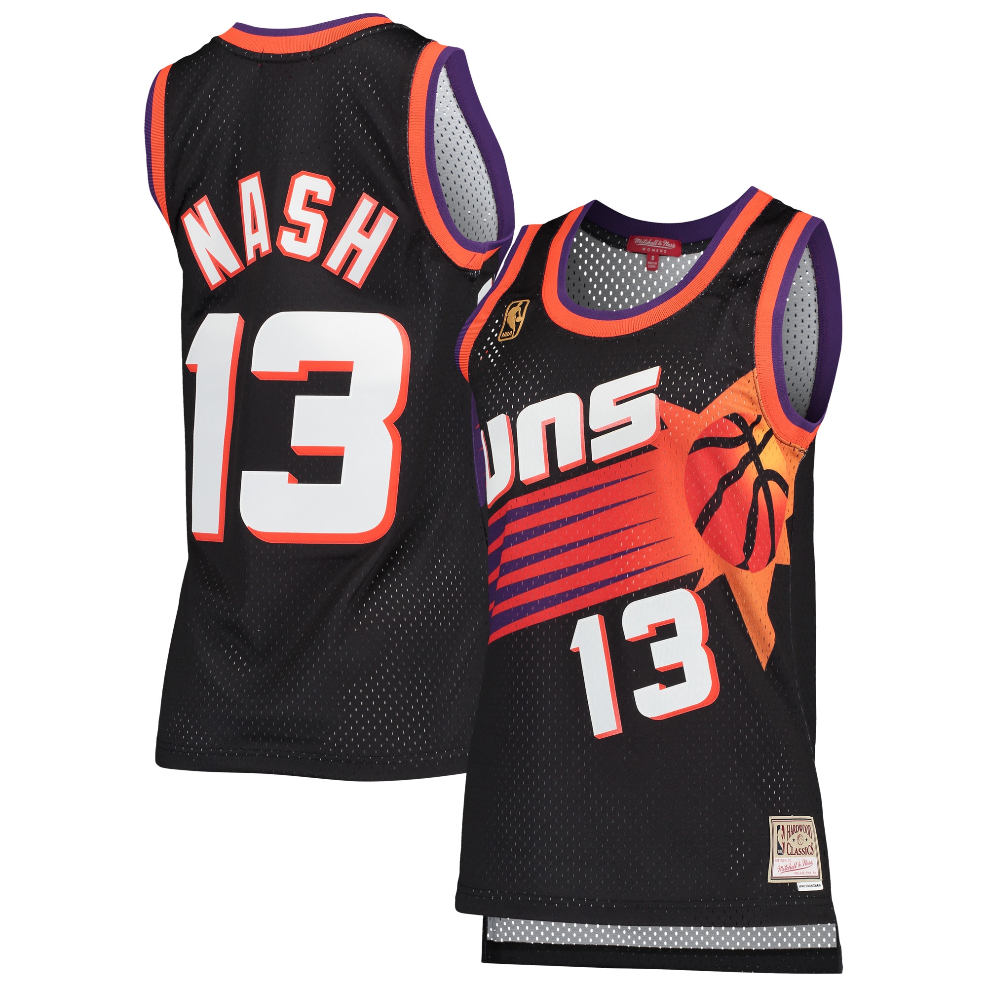 Phoenix Suns womens phoenix suns steve nash mitchell  ness black hardwood classics swingman jersey Collection | Official Suns Shop