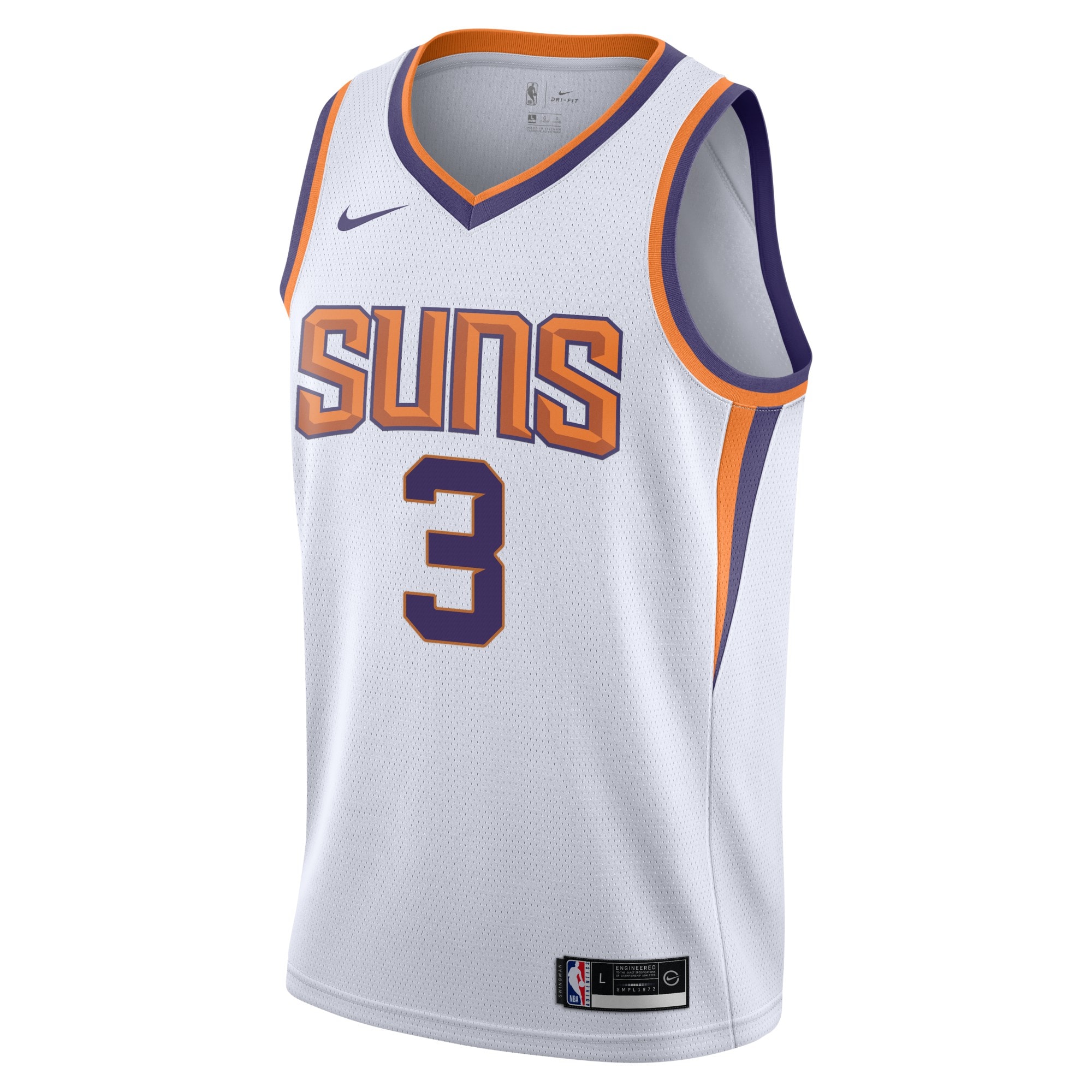 Phoenix Suns youth phoenix suns chris paul nike white swingman jersey – association edition Collection | Official Suns Shop