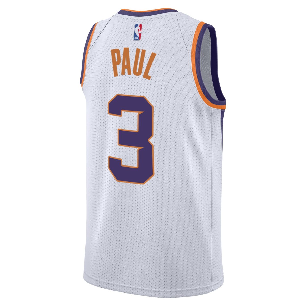 Phoenix Suns youth phoenix suns chris paul nike white swingman jersey – association edition Collection | Official Suns Shop