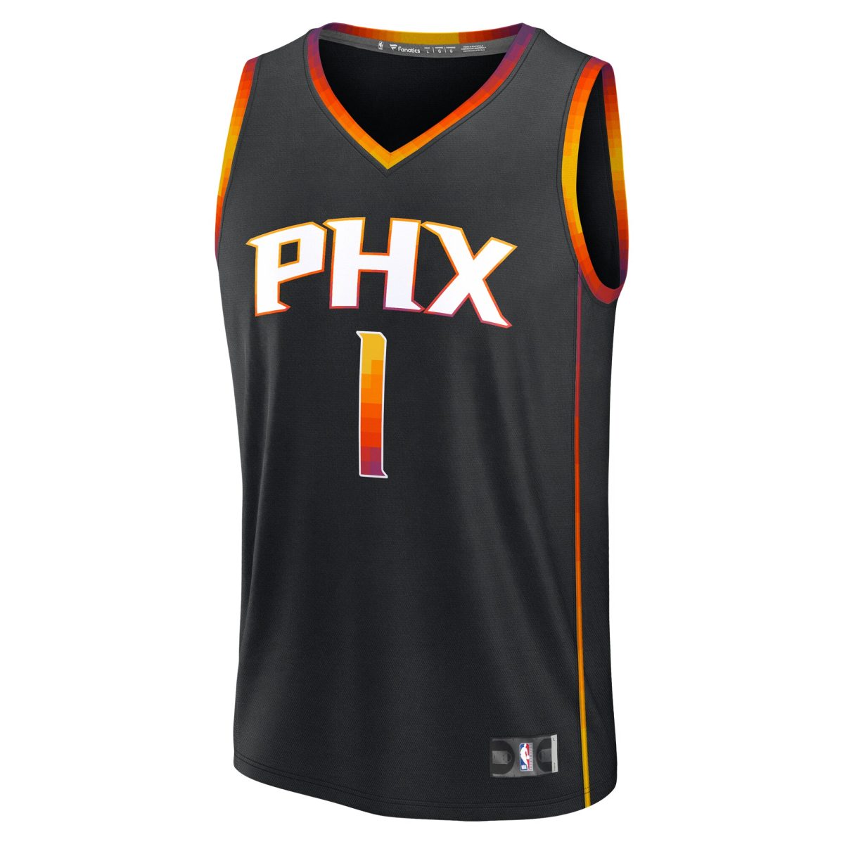 Phoenix Suns youth phoenix suns devin booker fanatics black fast break replica player jersey – statement edition Collection | Official Suns Shop