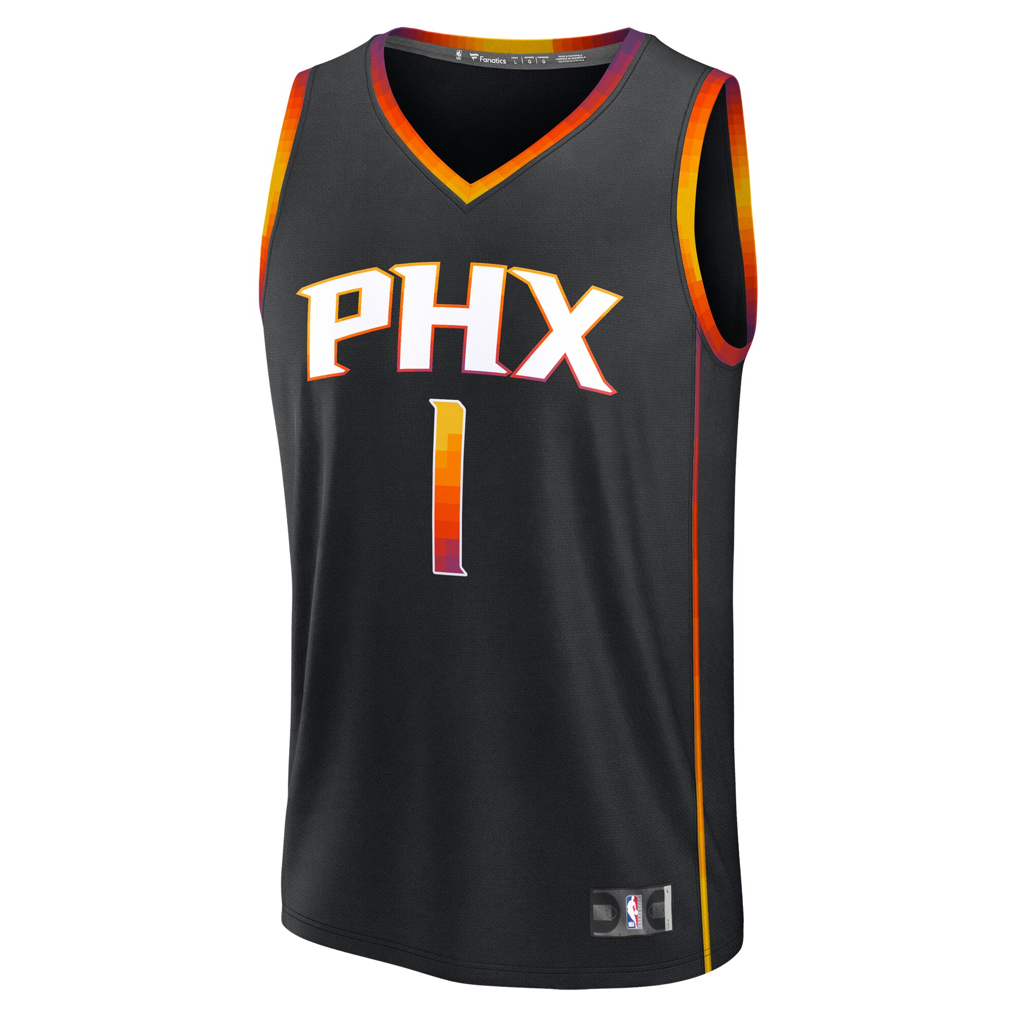Phoenix Suns youth phoenix suns devin booker fanatics black fast break replica player jersey – statement edition Collection | Official Suns Shop