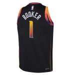 Phoenix Suns youth phoenix suns devin booker jordan brand black swingman jersey – statement edition Collection | Official Suns Shop