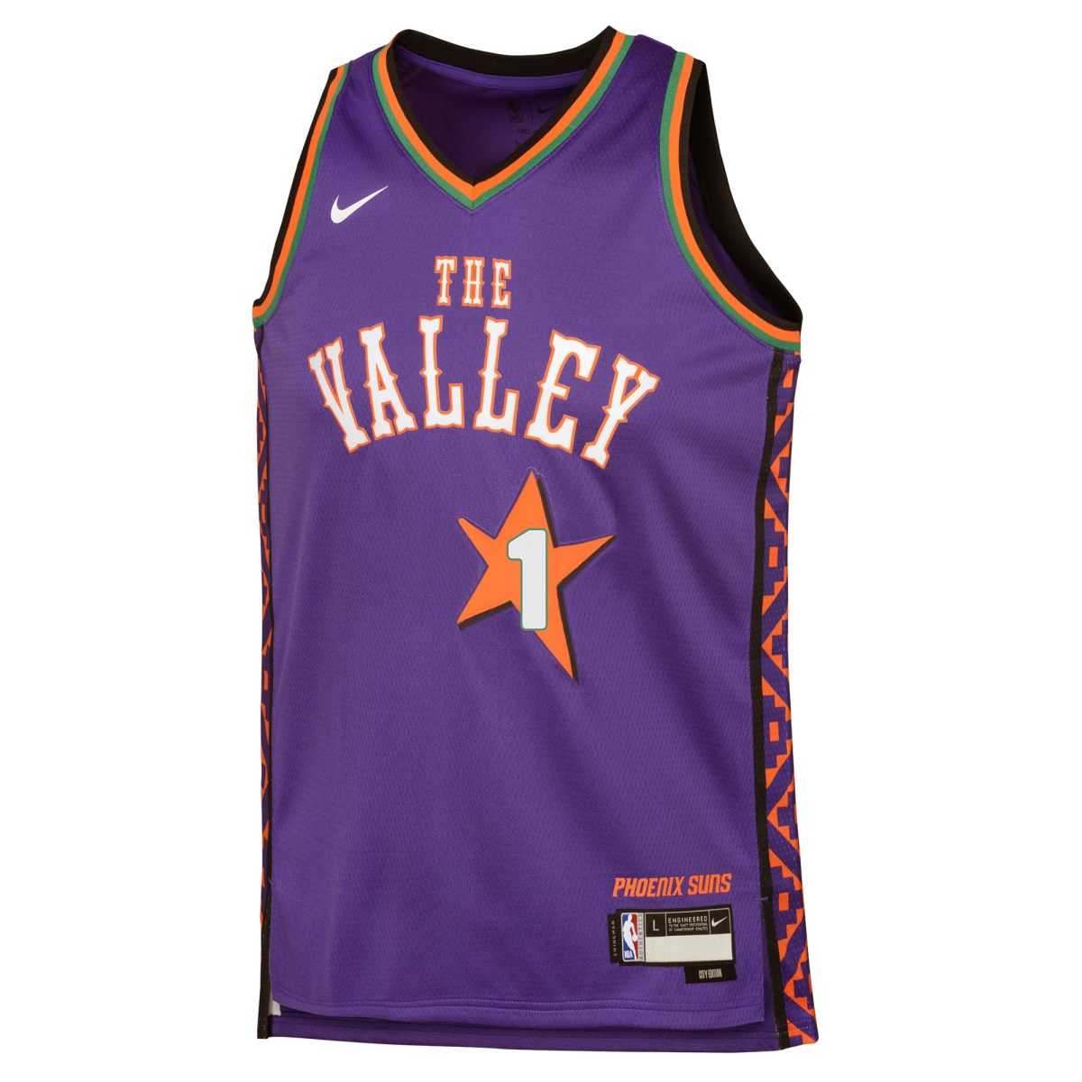 Phoenix Suns youth phoenix suns devin booker nike purple 202425 swingman player jersey – city edition Collection | Official Suns Shop