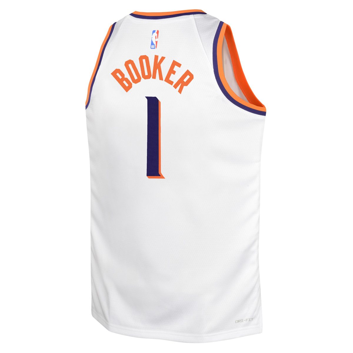 Phoenix Suns youth phoenix suns devin booker nike white swingman jersey – association edition Collection | Official Suns Shop