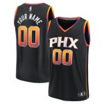 Phoenix Suns youth phoenix suns fanatics black fast break replica custom jersey – statement edition Collection | Official Suns Shop