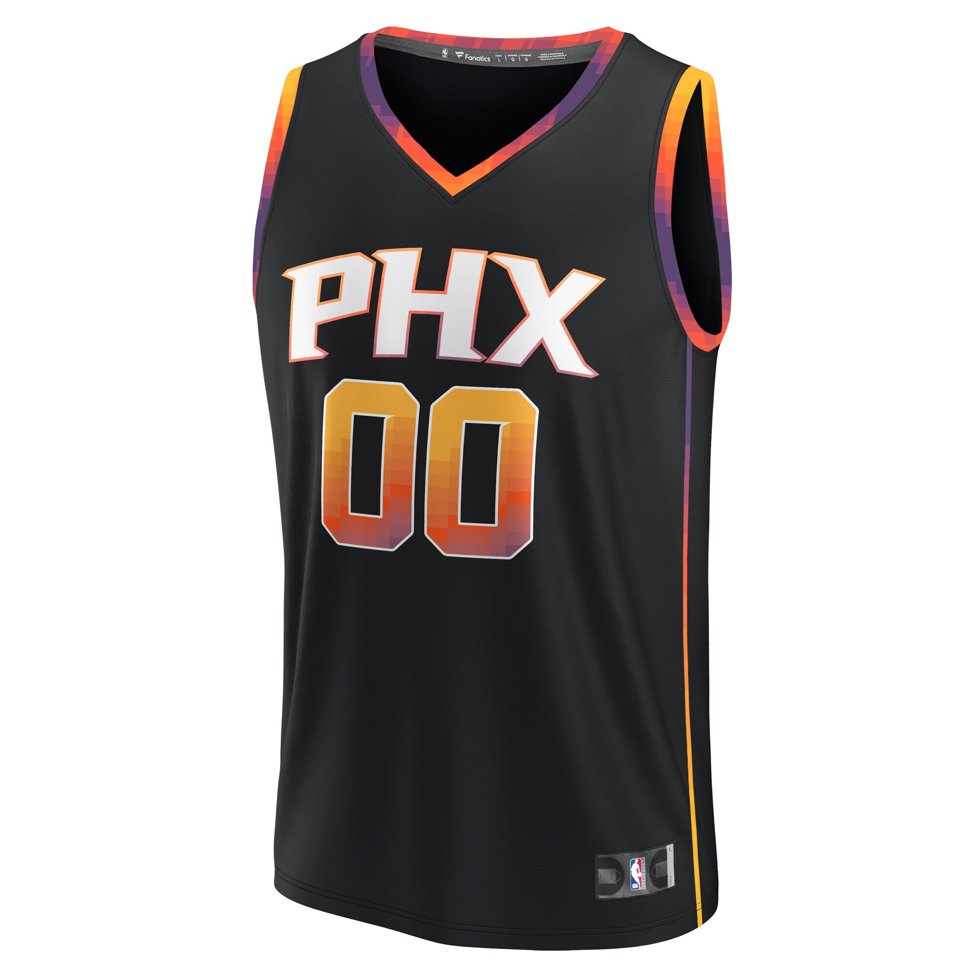Phoenix Suns youth phoenix suns fanatics black fast break replica custom jersey – statement edition Collection | Official Suns Shop