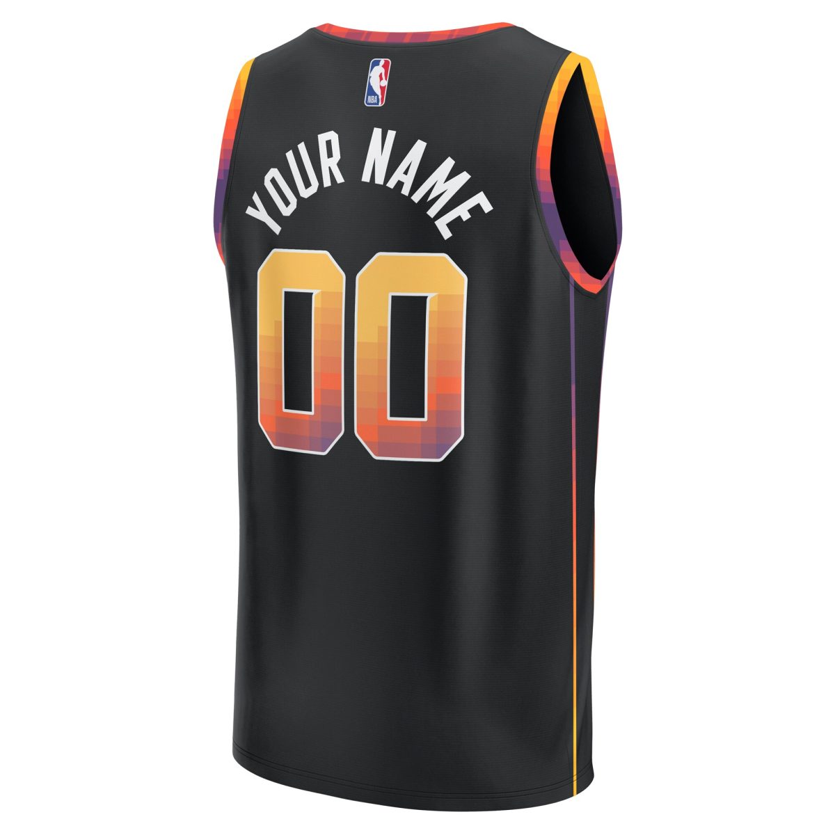 Phoenix Suns youth phoenix suns fanatics black fast break replica custom jersey – statement edition Collection | Official Suns Shop