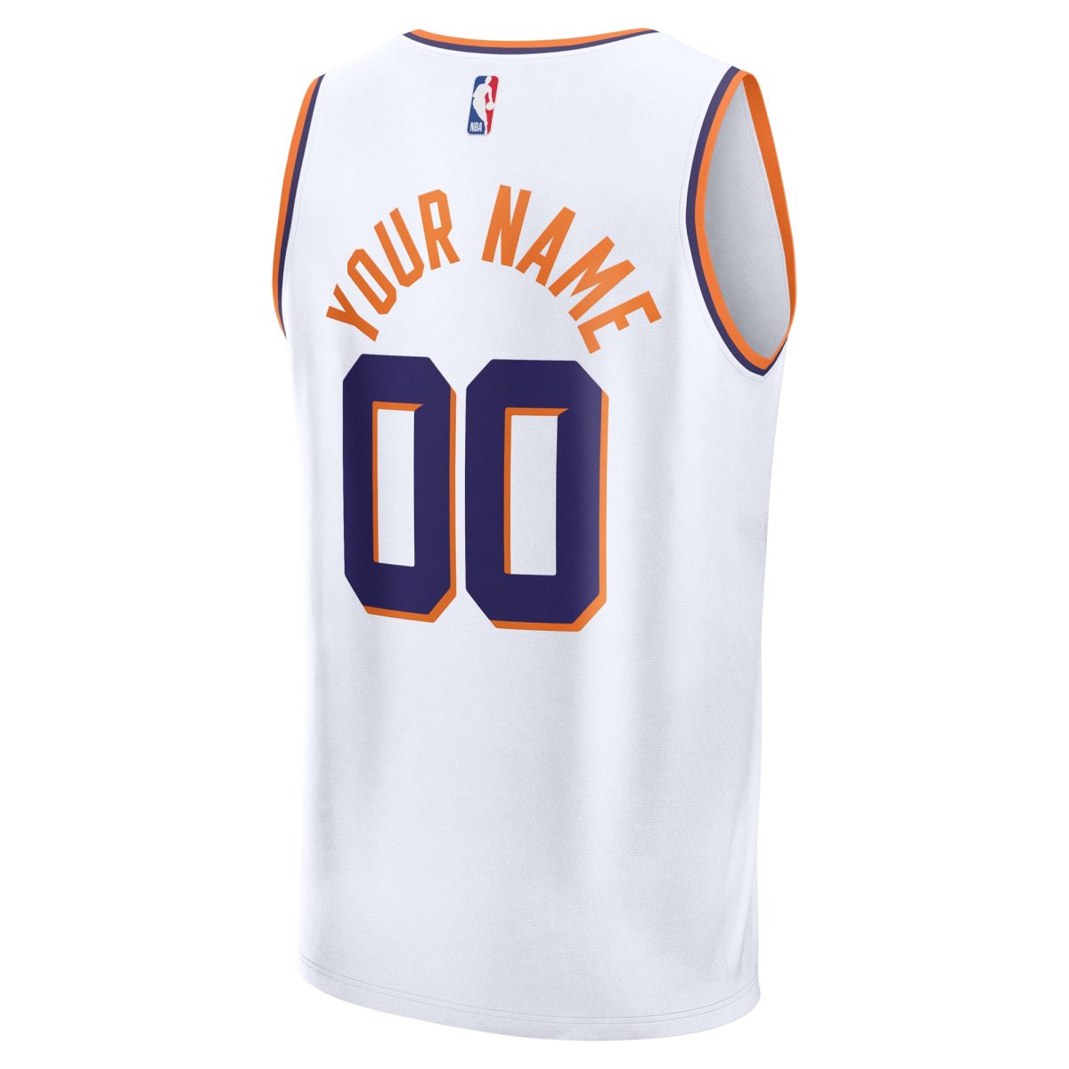 Phoenix Suns youth phoenix suns fanatics white custom fast break jersey – association edition Collection | Official Suns Shop