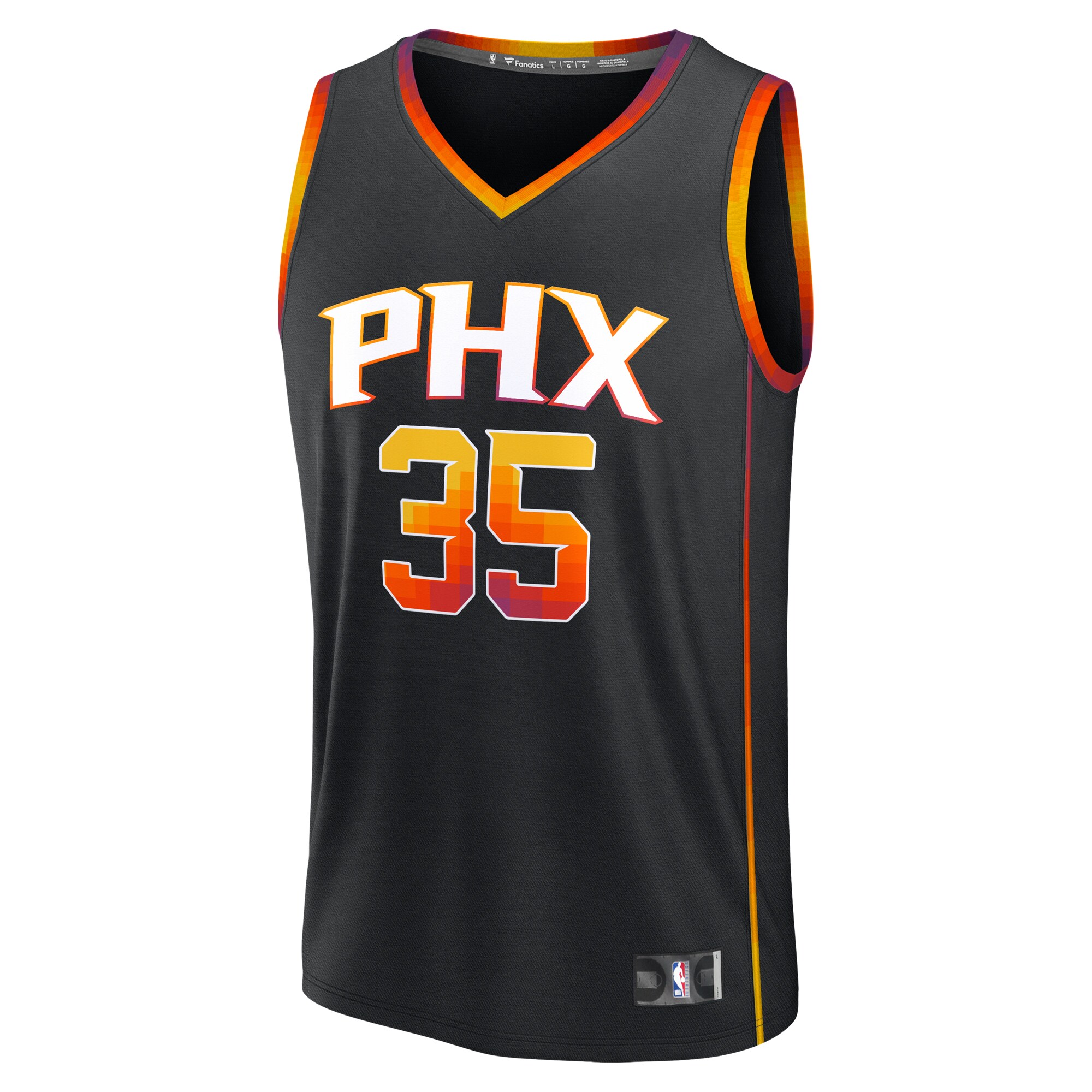 Phoenix Suns youth phoenix suns kevin durant fanatics black fast break replica player jersey – statement edition Collection | Official Suns Shop