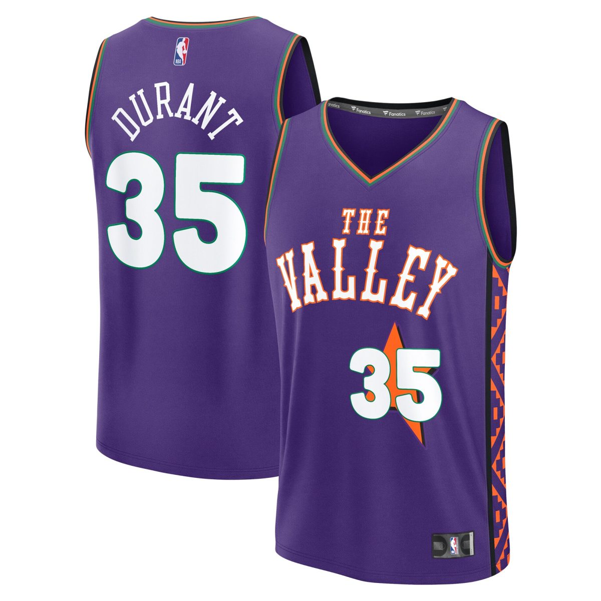 Phoenix Suns youth phoenix suns kevin durant fanatics purple 202425 fast break player jersey – city edition Collection | Official Suns Shop