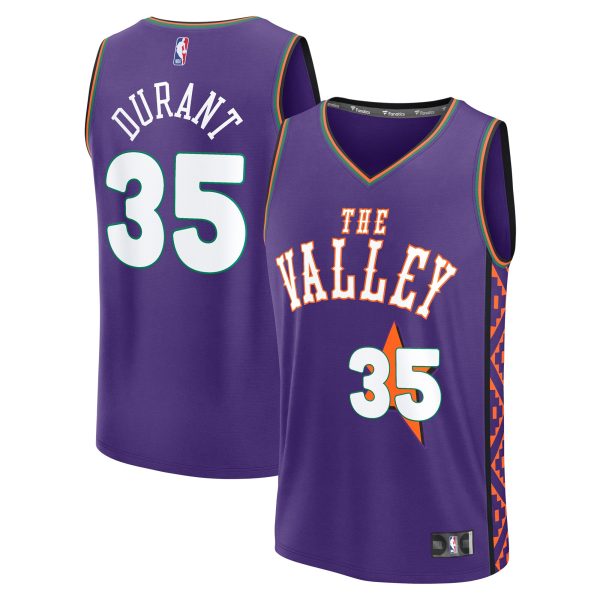 Phoenix Suns youth phoenix suns kevin durant fanatics purple 202425 fast break player jersey – city edition Collection | Official Suns Shop