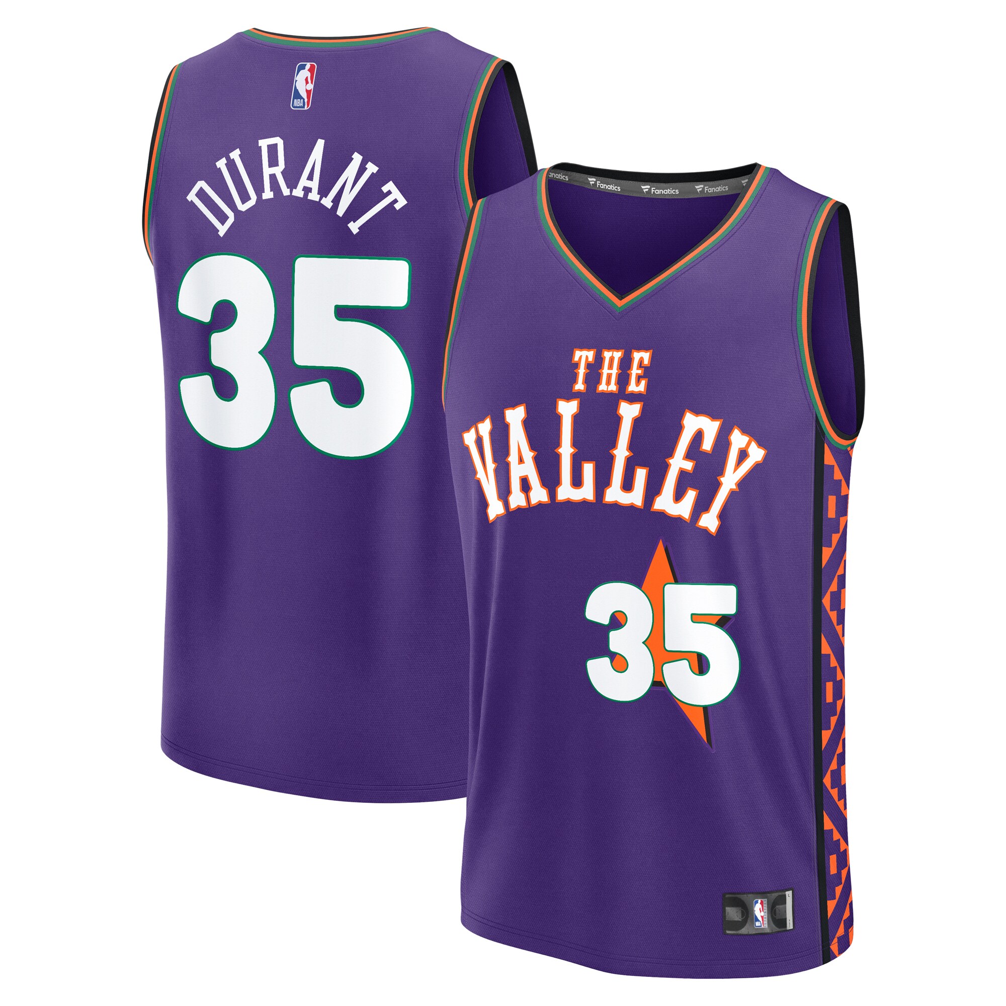 Phoenix Suns youth phoenix suns kevin durant fanatics purple 202425 fast break player jersey – city edition Collection | Official Suns Shop