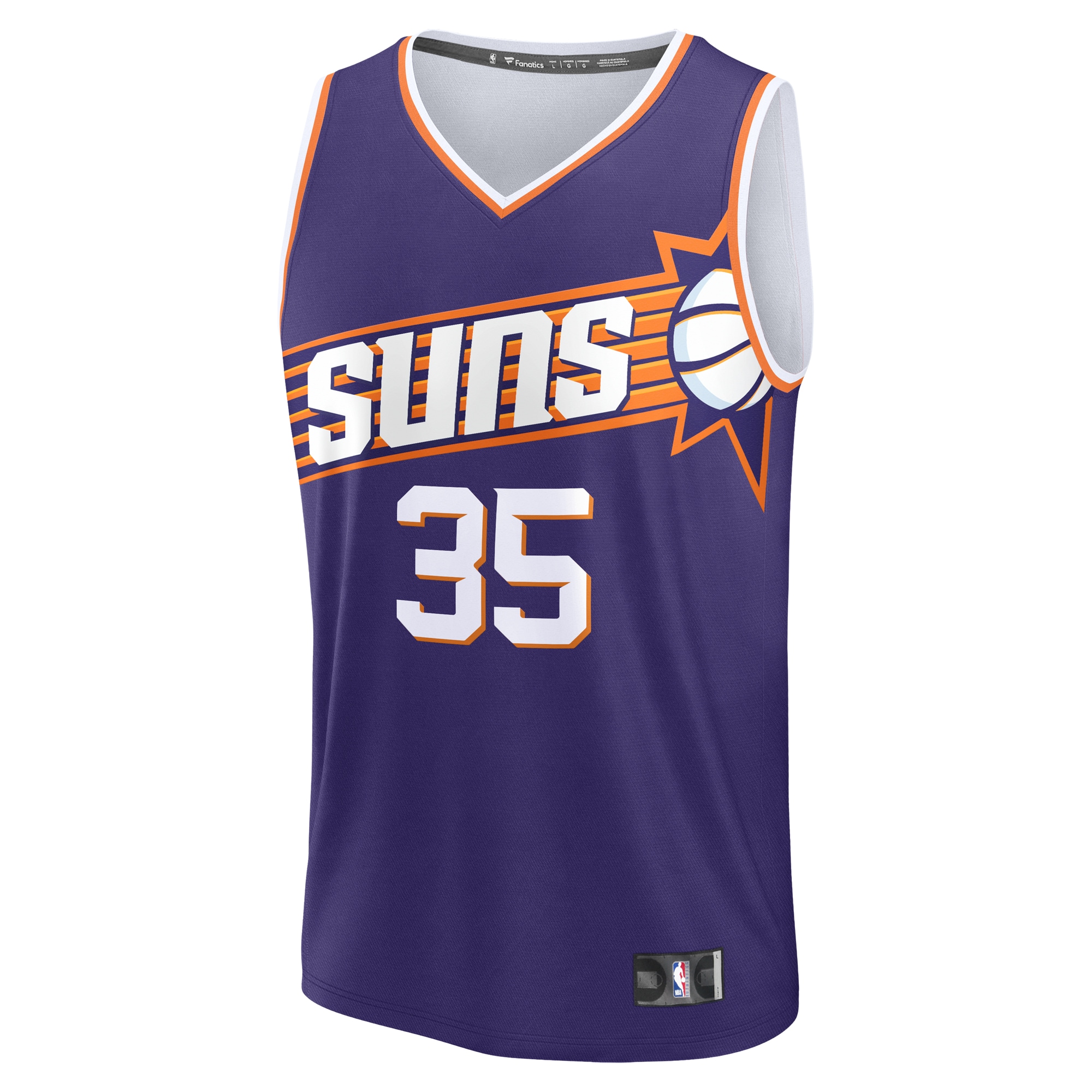 Phoenix Suns youth phoenix suns kevin durant fanatics purple fast break replica player jersey – icon edition Collection | Official Suns Shop