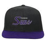 Phoenix Suns youth phoenix suns mitchell  ness black team script snapback hat Collection | Official Suns Shop